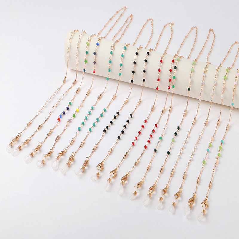 Mask Chain Holder - Masker Anti Slip, bandul batu alami