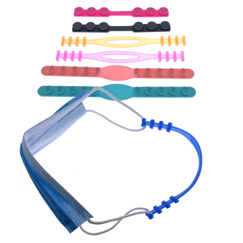 Silicone Mask Bracket - 6 Buah Braket Masker Gesper Silikon