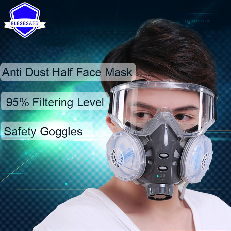 Dust Mask Construction - Masker Anti Debu Baru Respirator Wajah