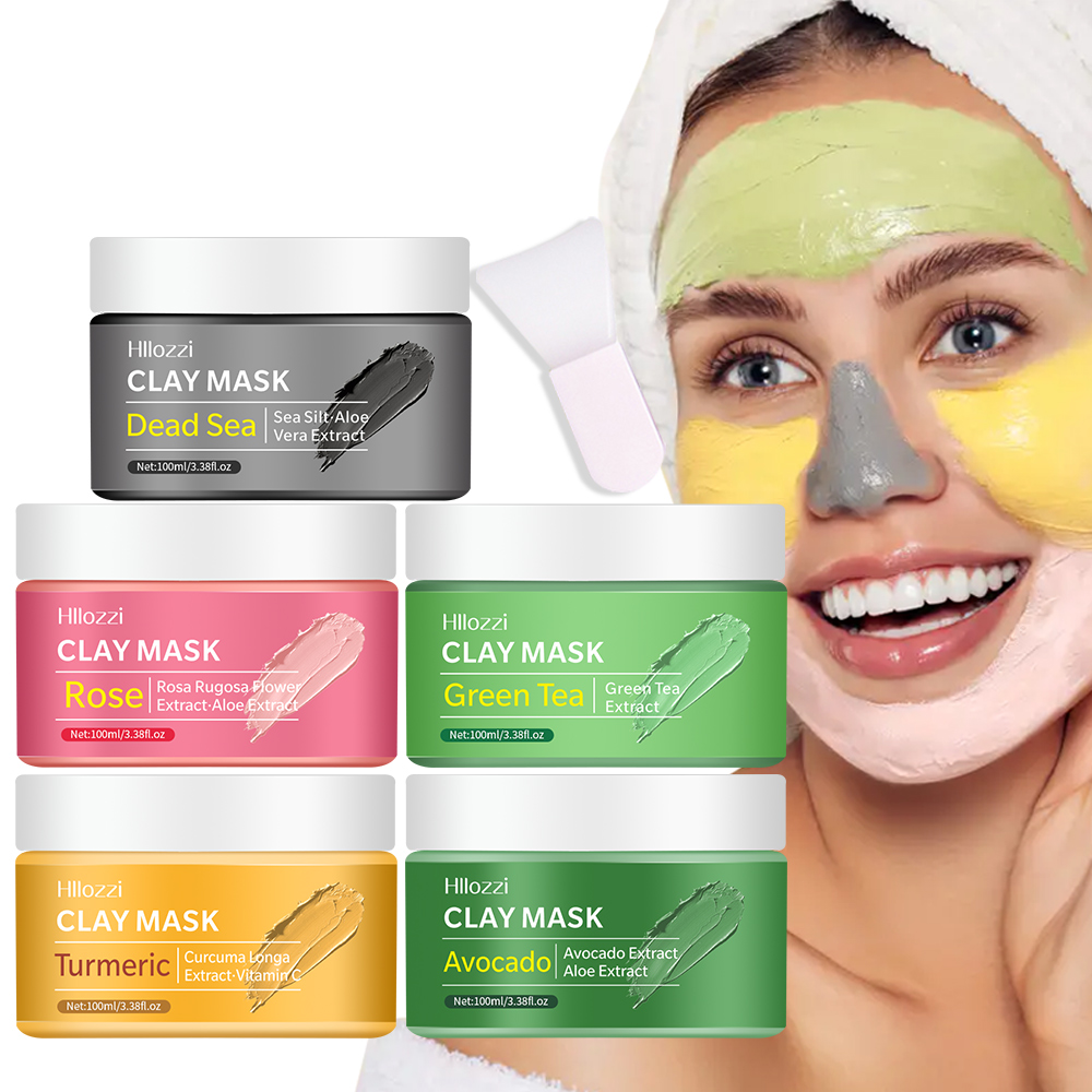 Dust Mask Construction - Masker lumpur pembersih wajah mawar 100ml,