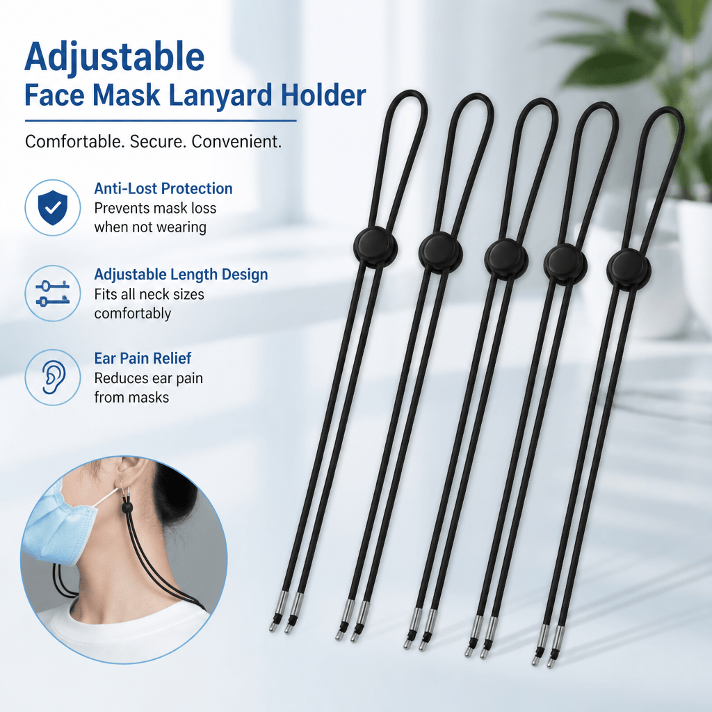 Mask Ear Saver Strap - Tali Masker Penahan Masker Wajah Anti-Hilang,