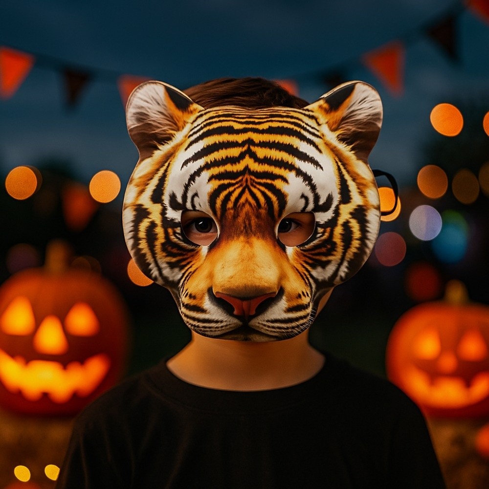 Respirator Half Face - Topeng Serigala Lucu Halloween Topeng Manusia