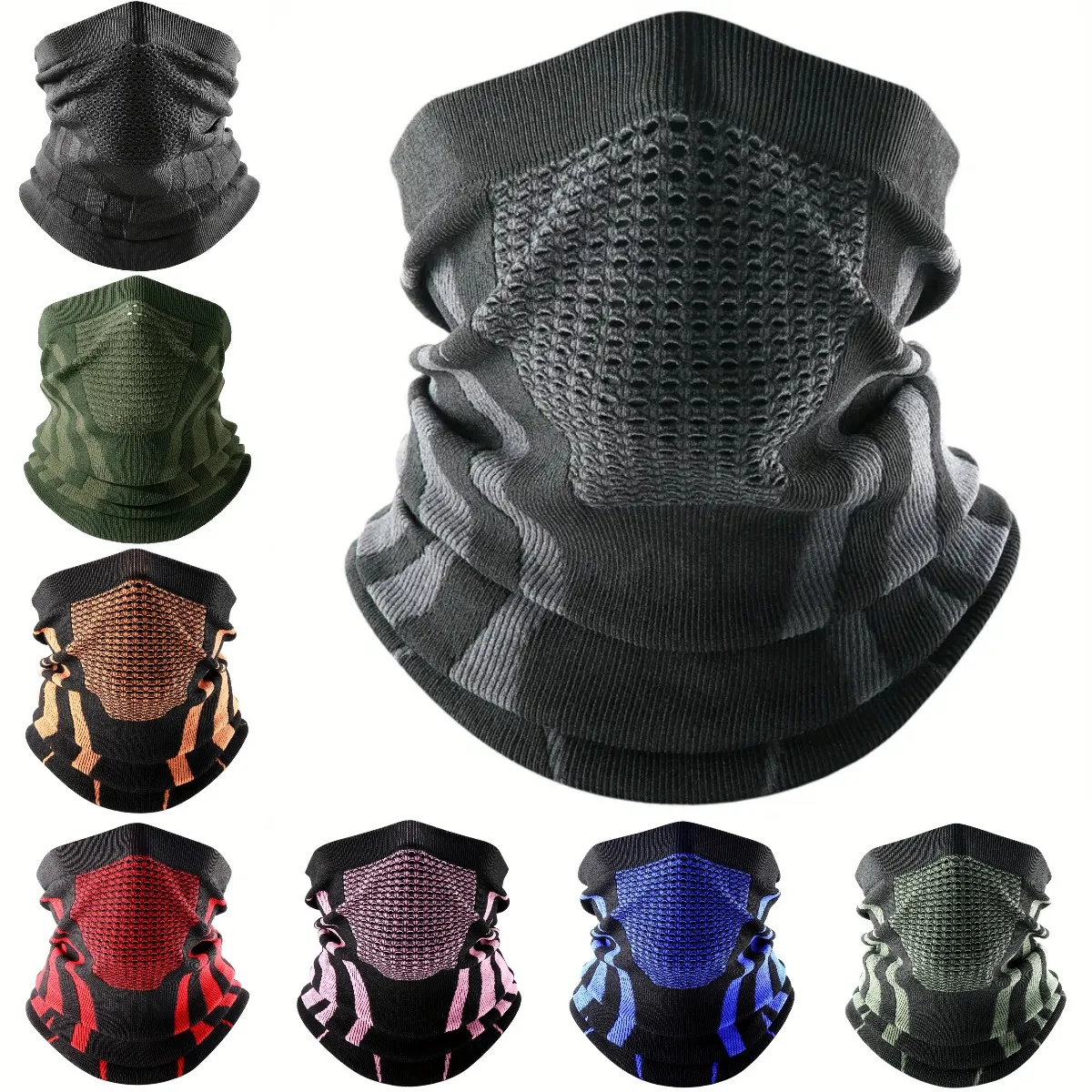 Sports Mask Breathable - Syal rajut termal nyaman bersirkulasi, penutup
