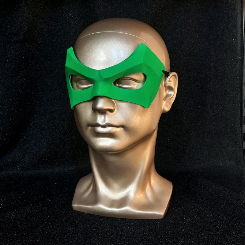 Respirator Half Face - Masker Mata Cosplay Hijau Superhero Anime
