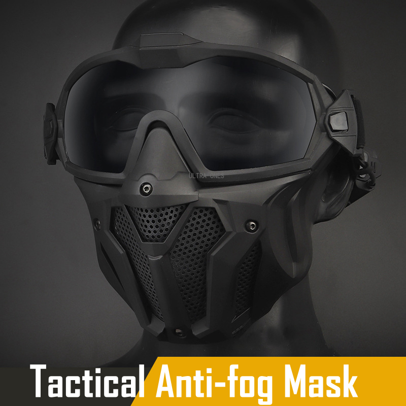 Anti Pollution Mask - Masker Wajah Penuh Taktis Kipas Antikabut