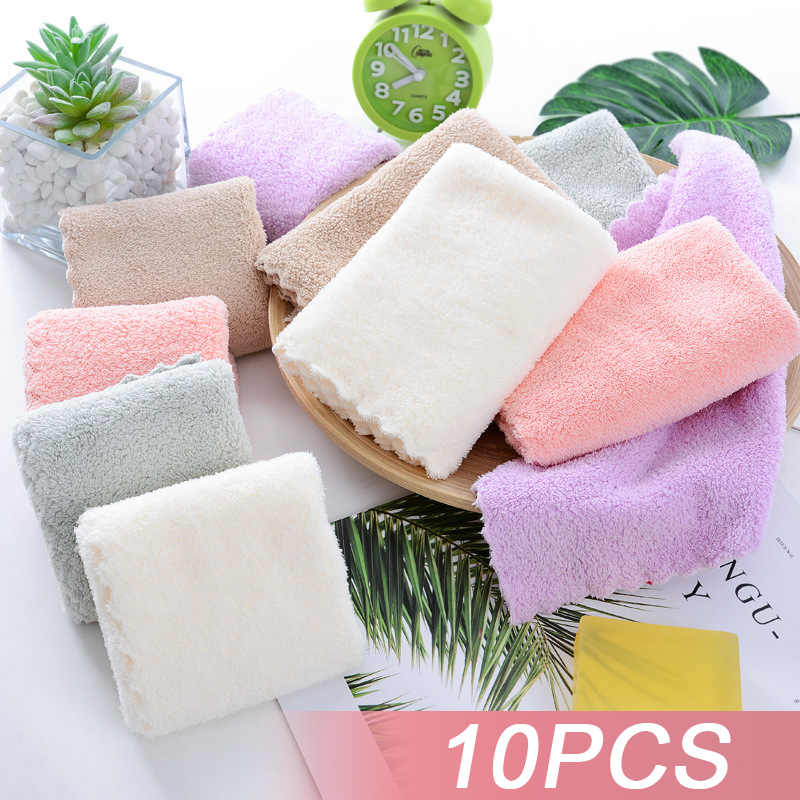 Cloth Face Mask Washable - 10 buah handuk bulu karang, handuk