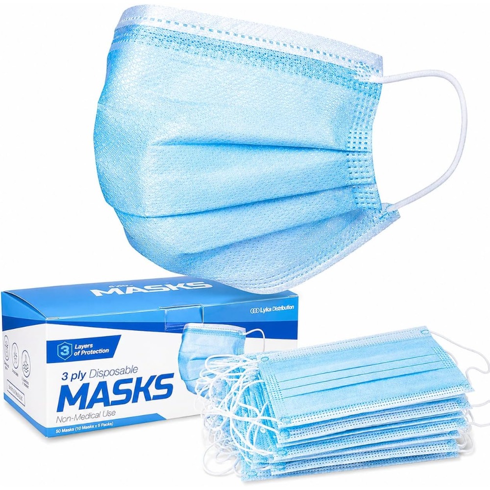 Disposable Mask Blue - Masker Wajah - Masker Sekali Pakai