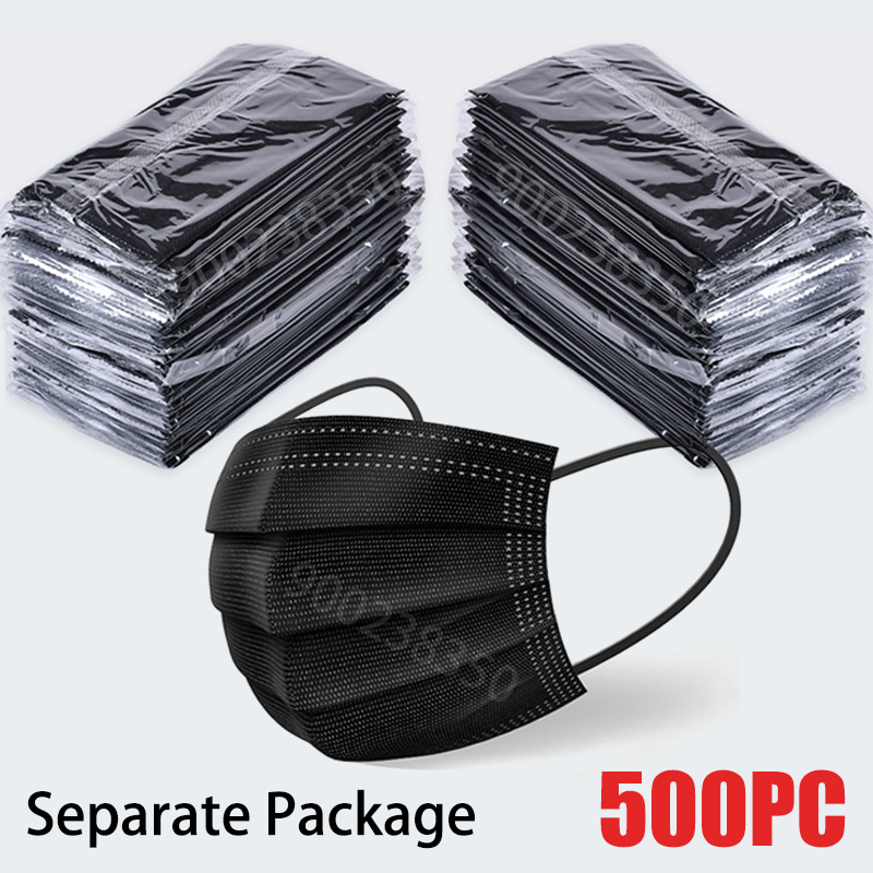 Disposable Surgical Mask - 10/50/100/200/500 Pcs Masker Sekali Pakai Kemasan