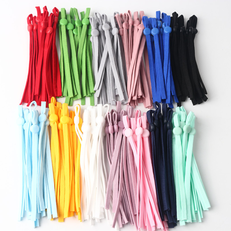 Mask Lanyard Adjustable - 50Pcs Masker Elastis Warna Band Elastis