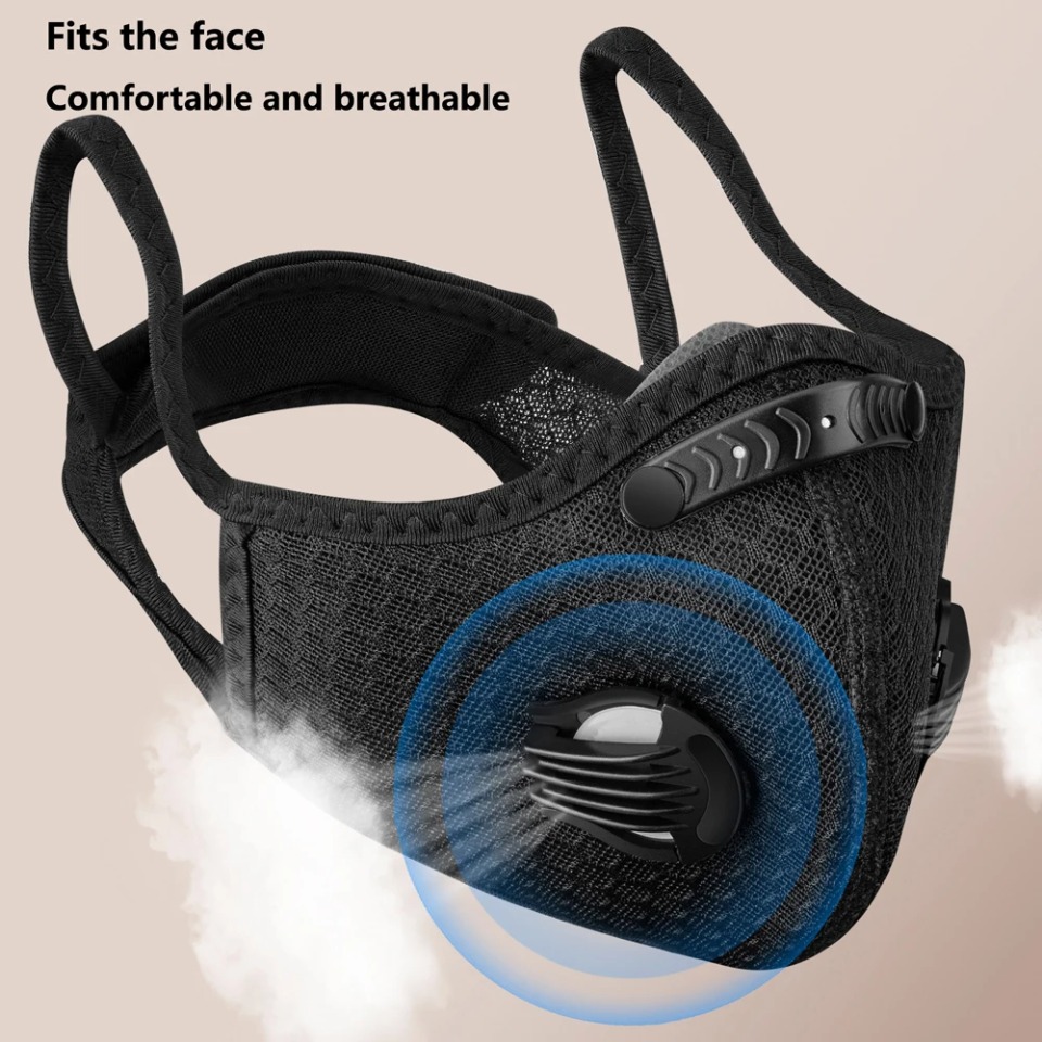 Dust Mask Construction - 1 Buah Masker Bersepeda dengan Masker