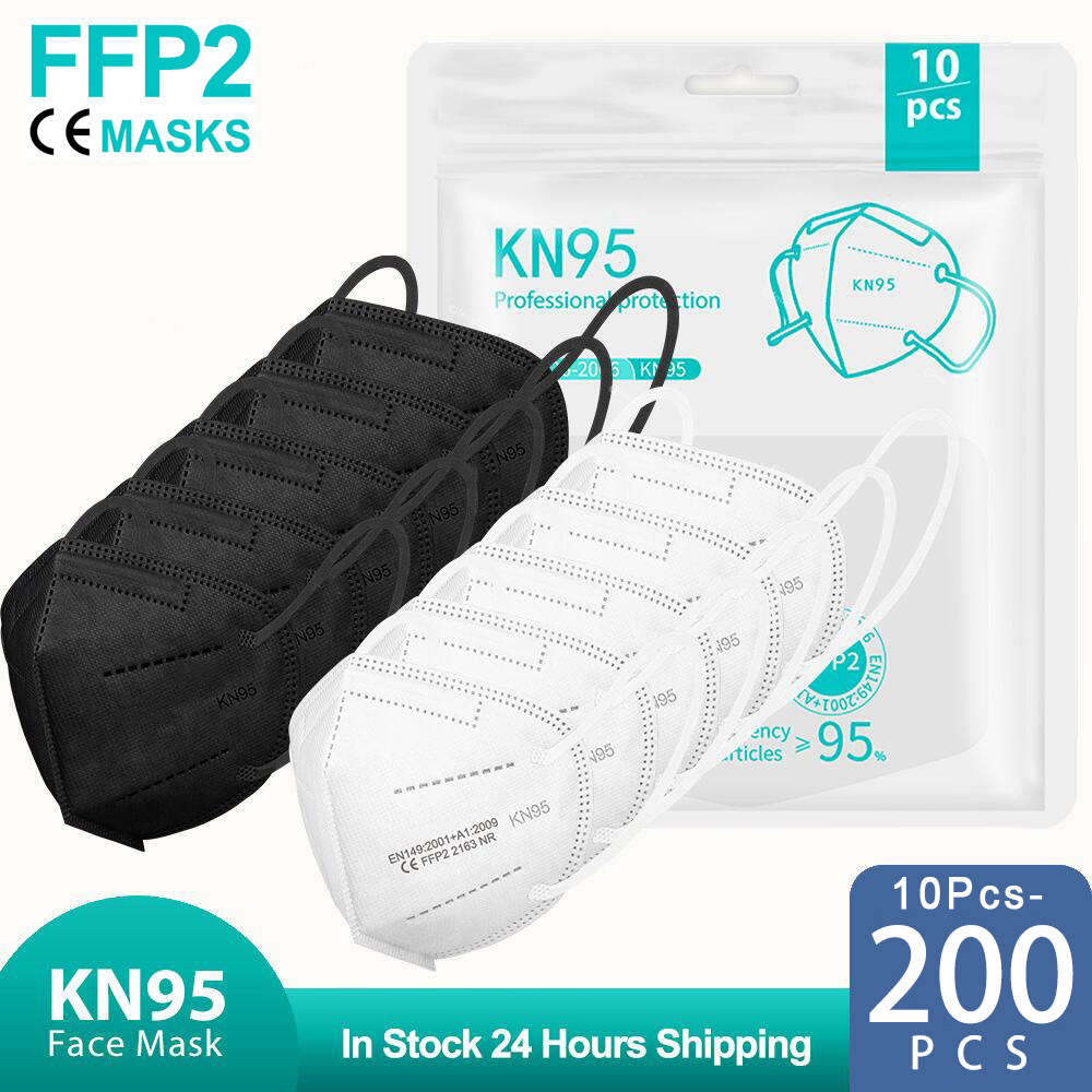 Disposable Surgical Mask - 10-200 buah masker wajah mascarilla fpp2