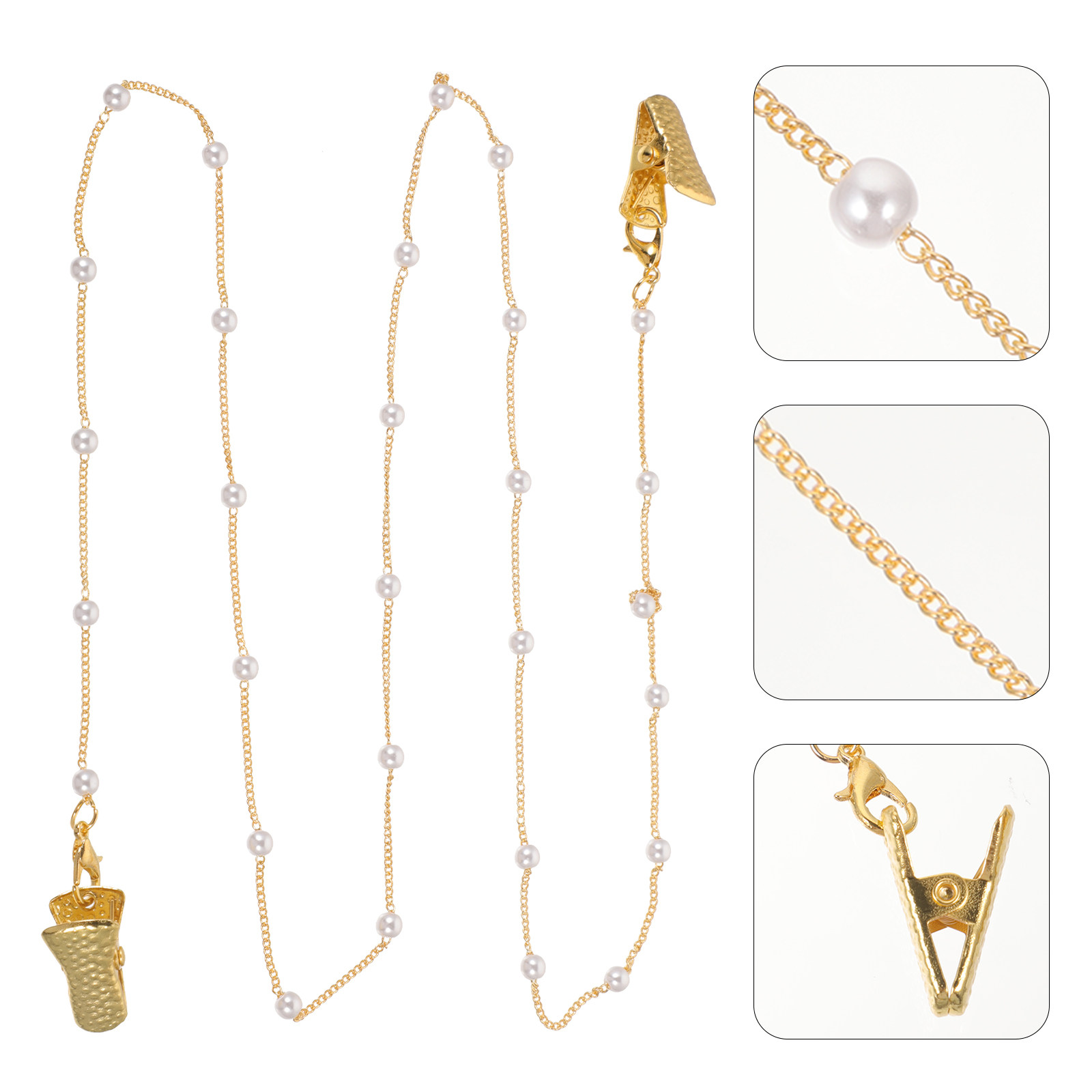 Mask Chain Holder - Rantai Kacamata Logam Anti Karat Ramah