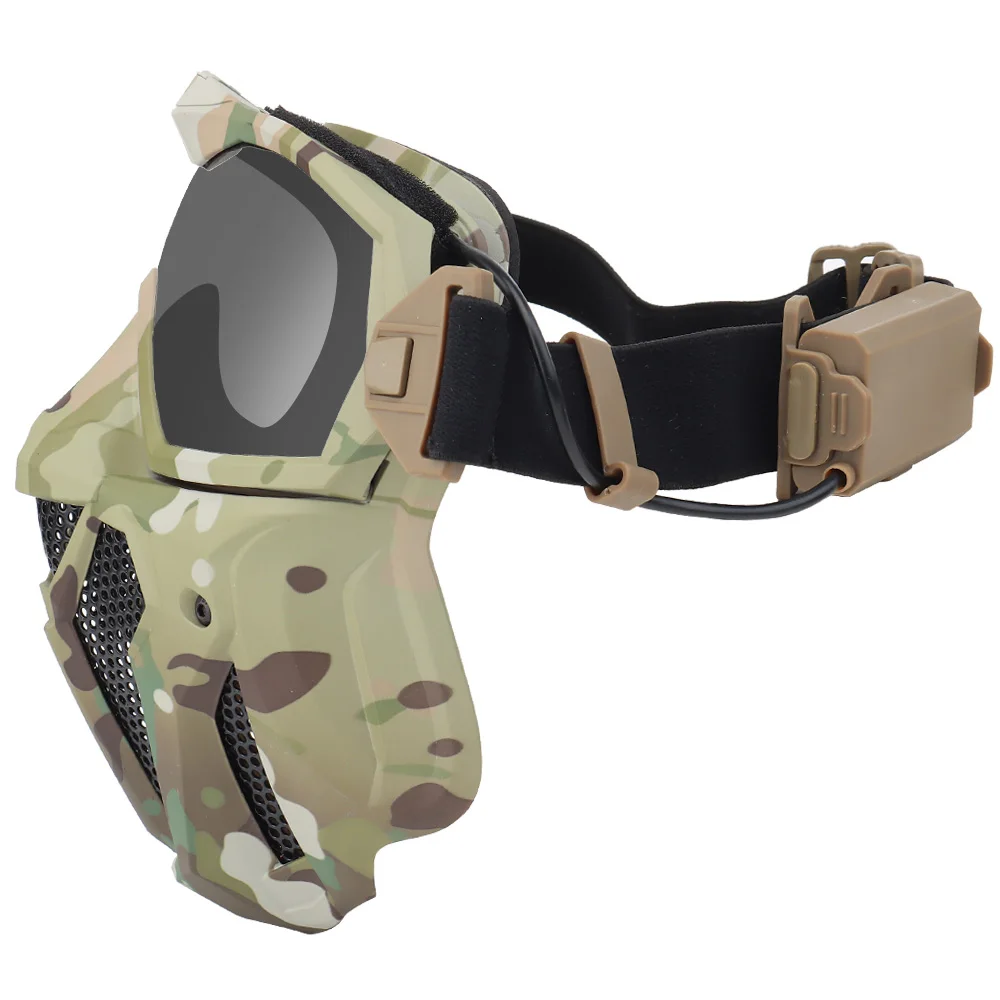 Anti Pollution Mask - Masker Wajah Paintball Airsoft taktis, dengan
