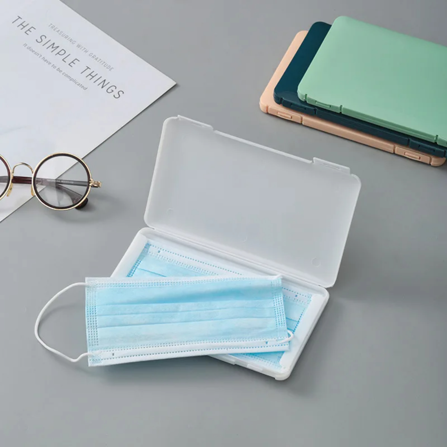 Disposable Surgical Mask - Kotak Masker Wajah Sekali Pakai Tempat