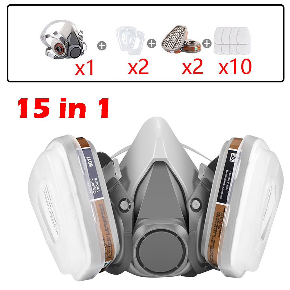 Face Mask Storage Box - Masker Gas 6200 Set Semprotan Lukisan