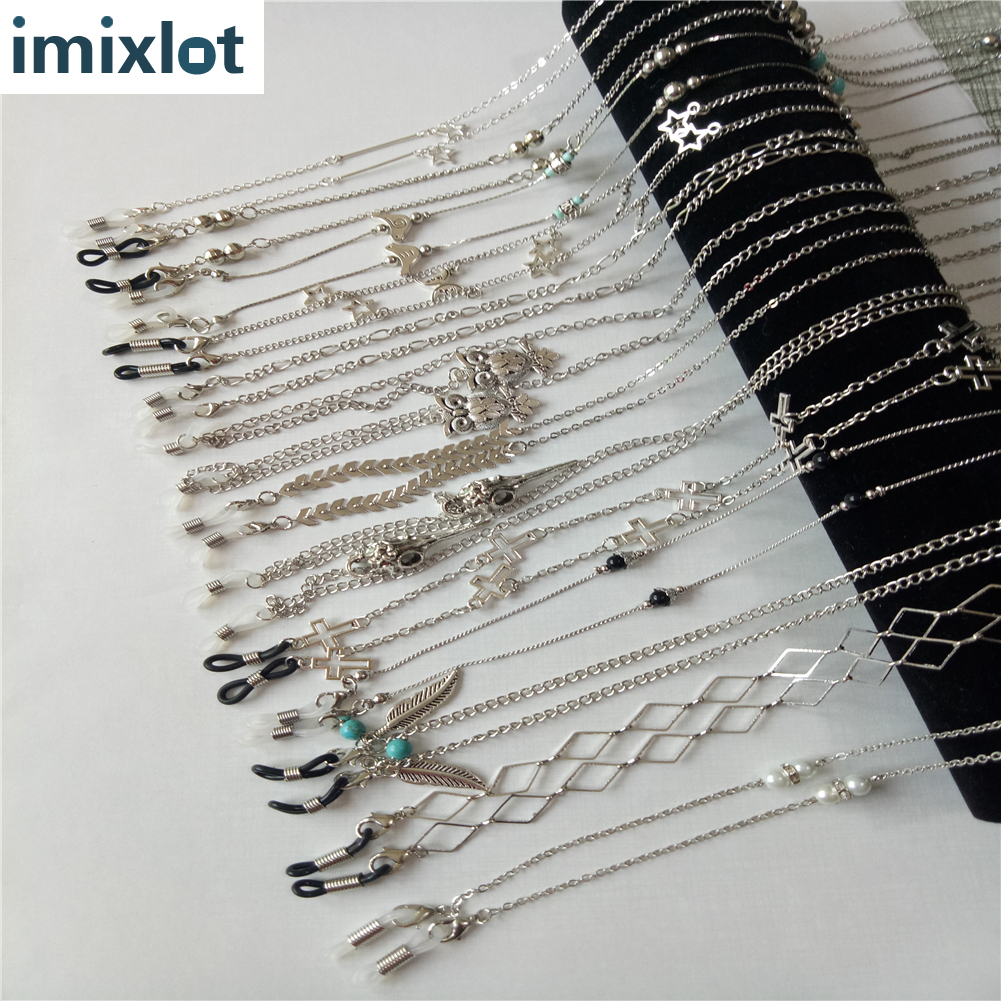 Mask Chain Holder - 2021 Kacamata Hitam Warna Perak Mode