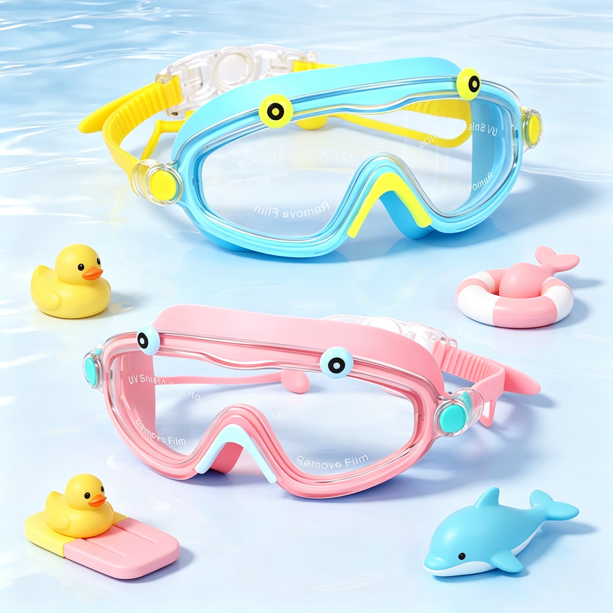 Silicone Mask Bracket - Kacamata Renang Anak Laki-laki Perempuan Anti