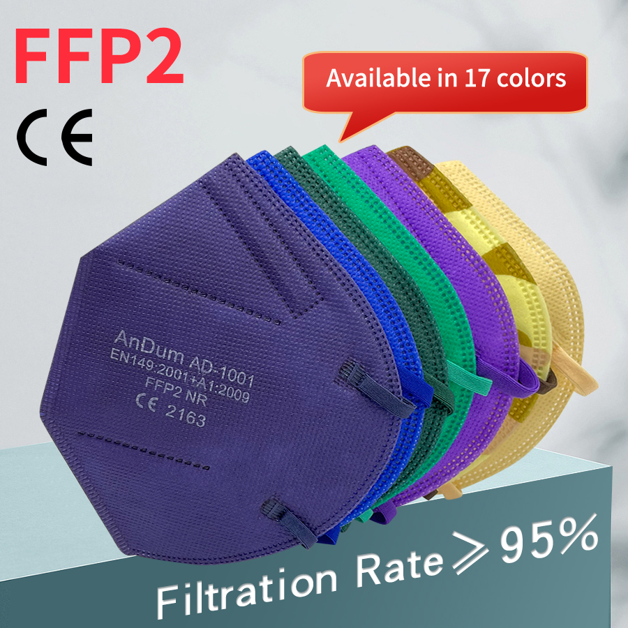 Respirator Half Face - 5 Buah Masker FFP2 Masker Setengah