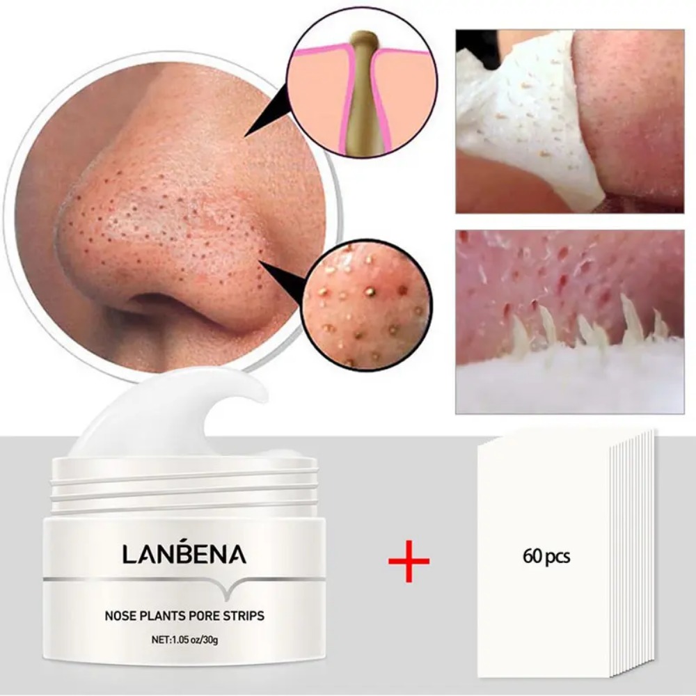 Black Face Mask Pack - Krim Penghilang Komedo Hidung Strip Pori-pori