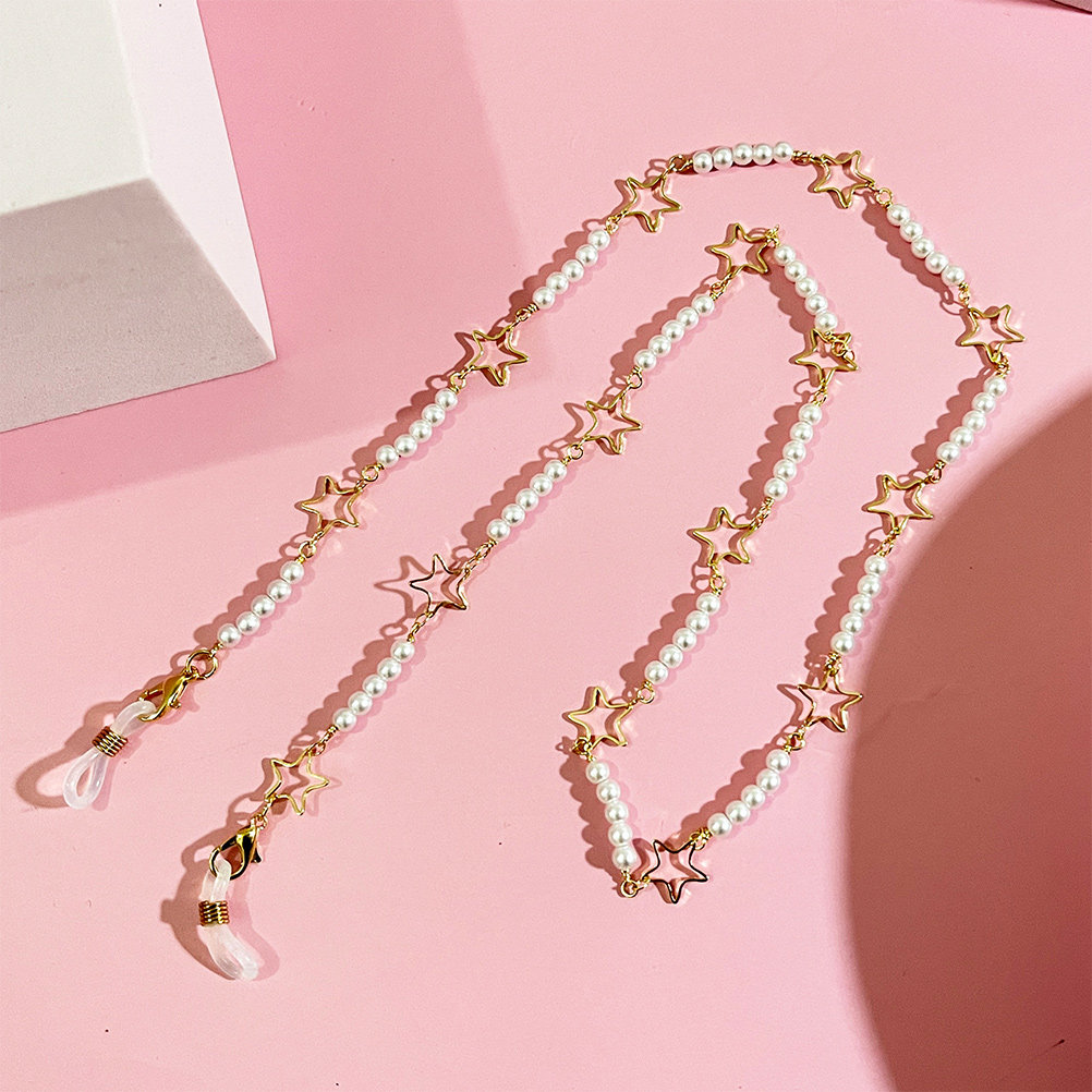 Mask Chain Holder - Rantai Kacamata Mutiara, Tali Penyangga Kacamata