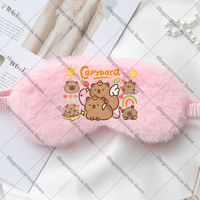 Kids Face Mask - Masker Mata Tidur Kartun Gadis Capybara