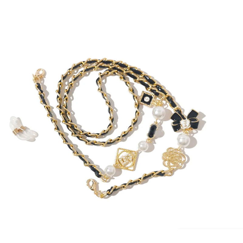 Mask Chain Holder - Rantai Kacamata Mutiara Vintage Anti Selip