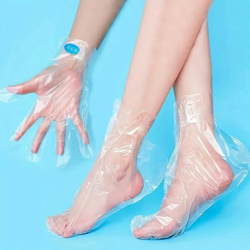 Disposable Mask Blue - Masker Tangan dan Kaki Sekali Pakai