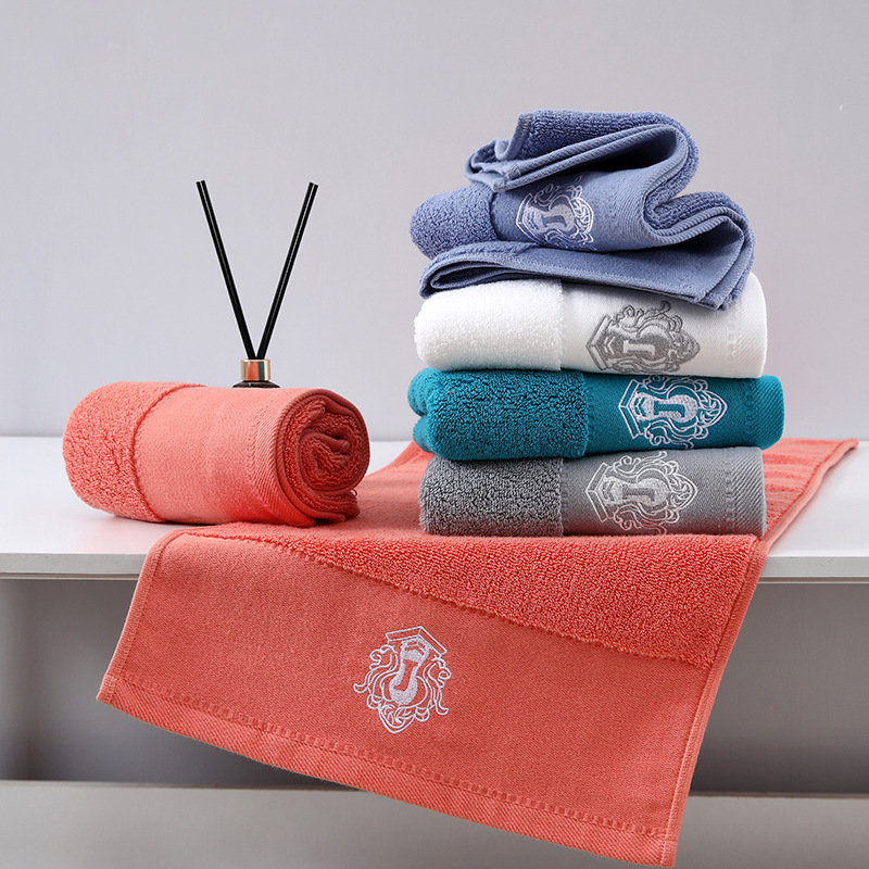 Cloth Face Mask Washable - 1/4/6 Buah Handuk Katun Putih Merah