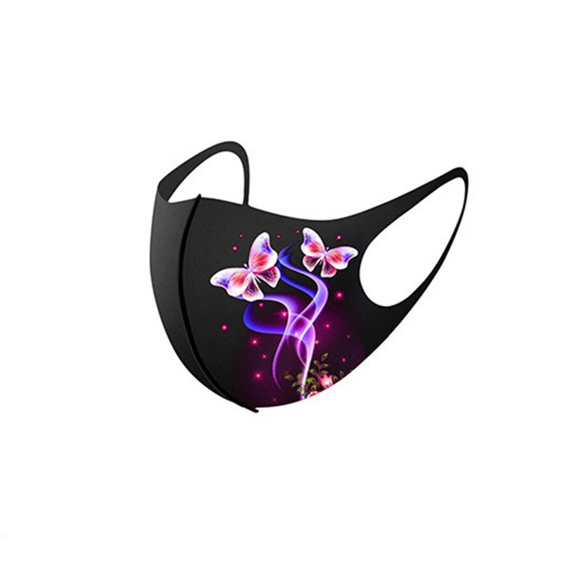Cloth Face Mask Washable - Masker Hua Hudie sablon sutra es