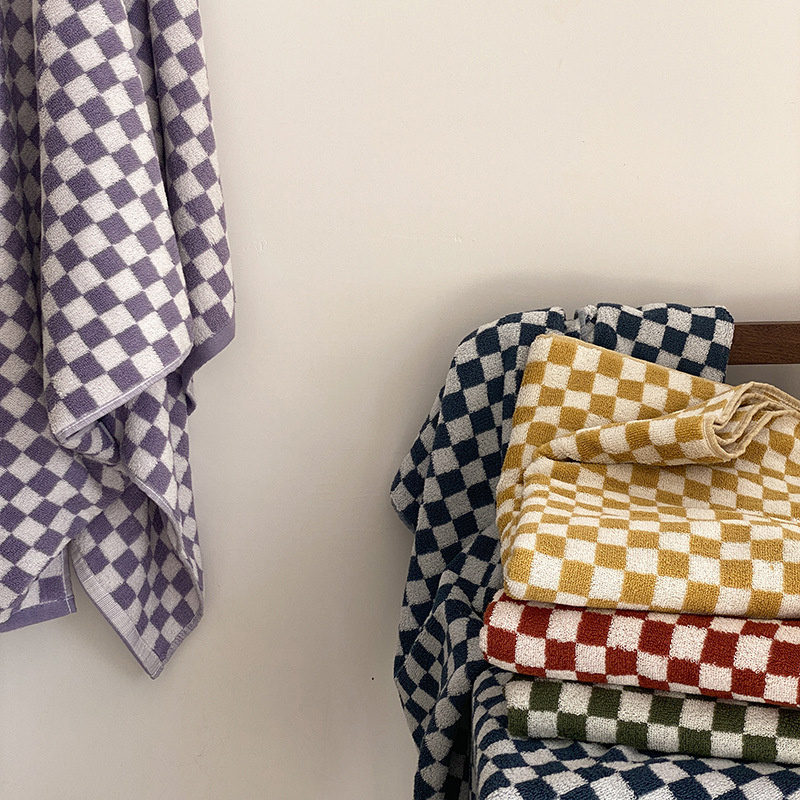 Kotak-kotak Retro Motif Kotak- - Cloth Face Mask Washable ulasan dan harga