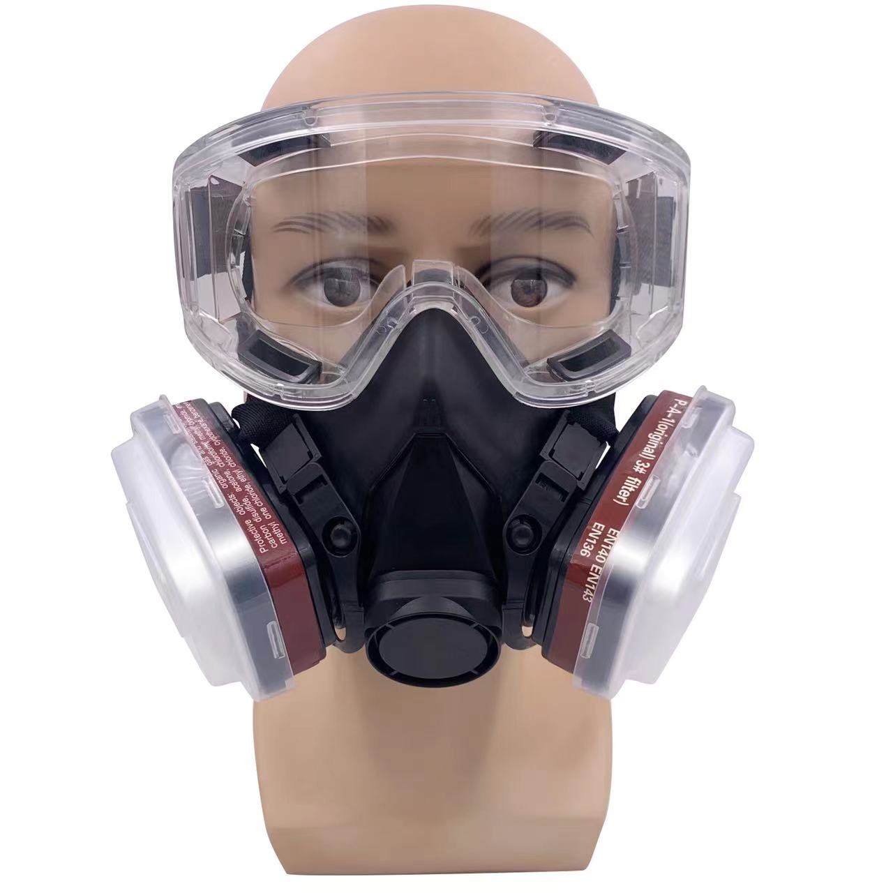 Masker Gas debu Anti kabut, ma - Dust Mask Construction ulasan dan harga
