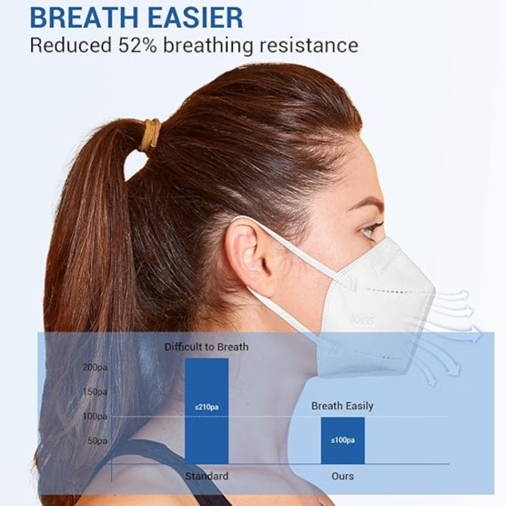 Respirator KN95 Sekali Pakai 5 - Face Mask Storage Box ulasan dan harga