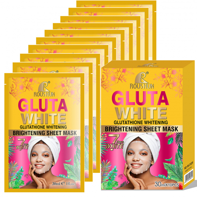 Masker Wajah Gluta White Peraw - Face Mask Storage Box ulasan dan harga