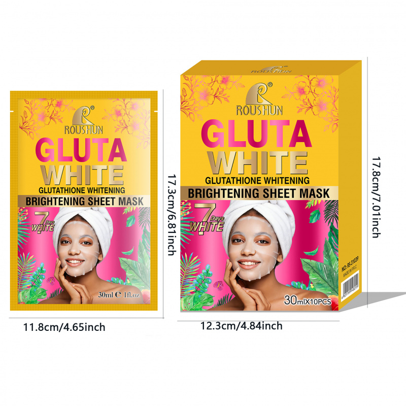 Masker Wajah Gluta White Peraw - Face Mask Storage Box ulasan dan harga
