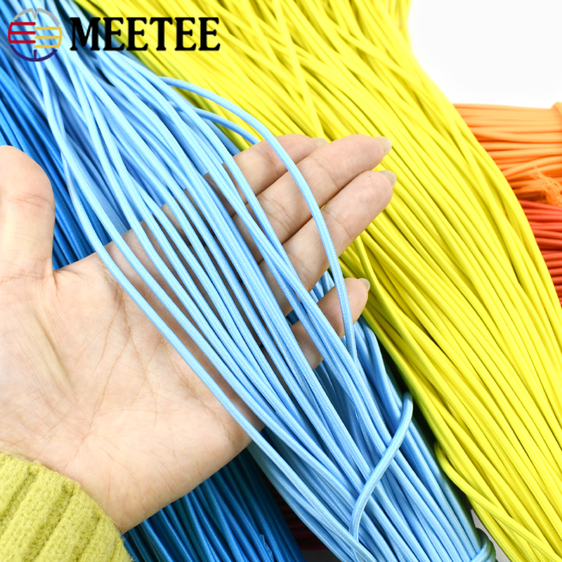 10/20/30Meter 3Mm Tali Elastis - Mask Lanyard Adjustable ulasan dan harga