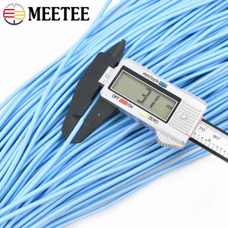 10/20/30Meter 3Mm Tali Elastis - Mask Lanyard Adjustable ulasan dan harga