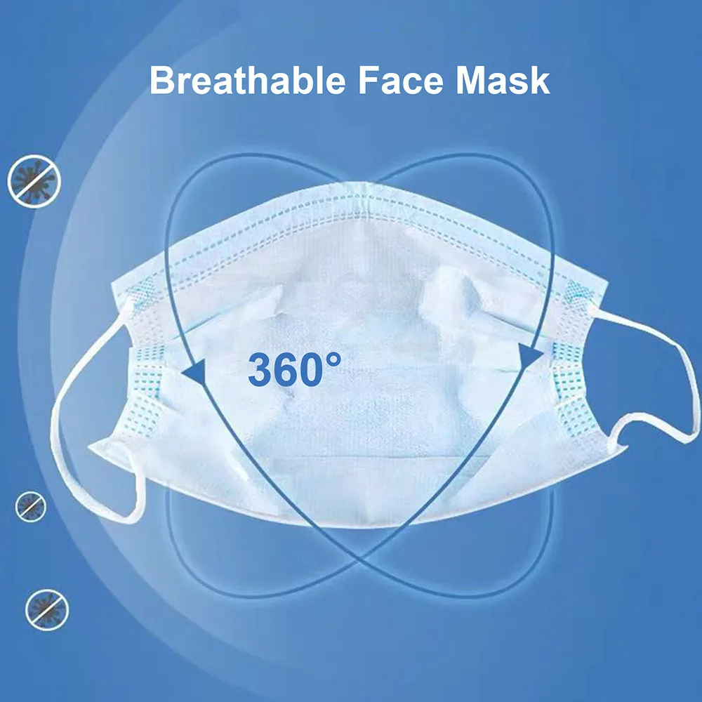 100/200 Buah Masker Bedah Medi - Disposable Surgical Mask ulasan dan harga