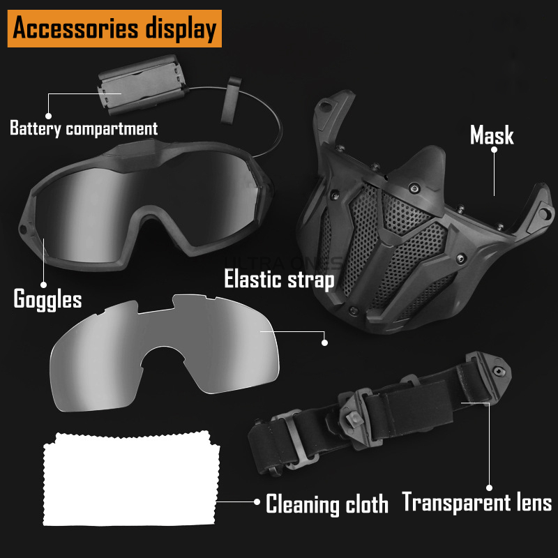 Masker Wajah Penuh Taktis Kipa - Anti Pollution Mask ulasan dan harga