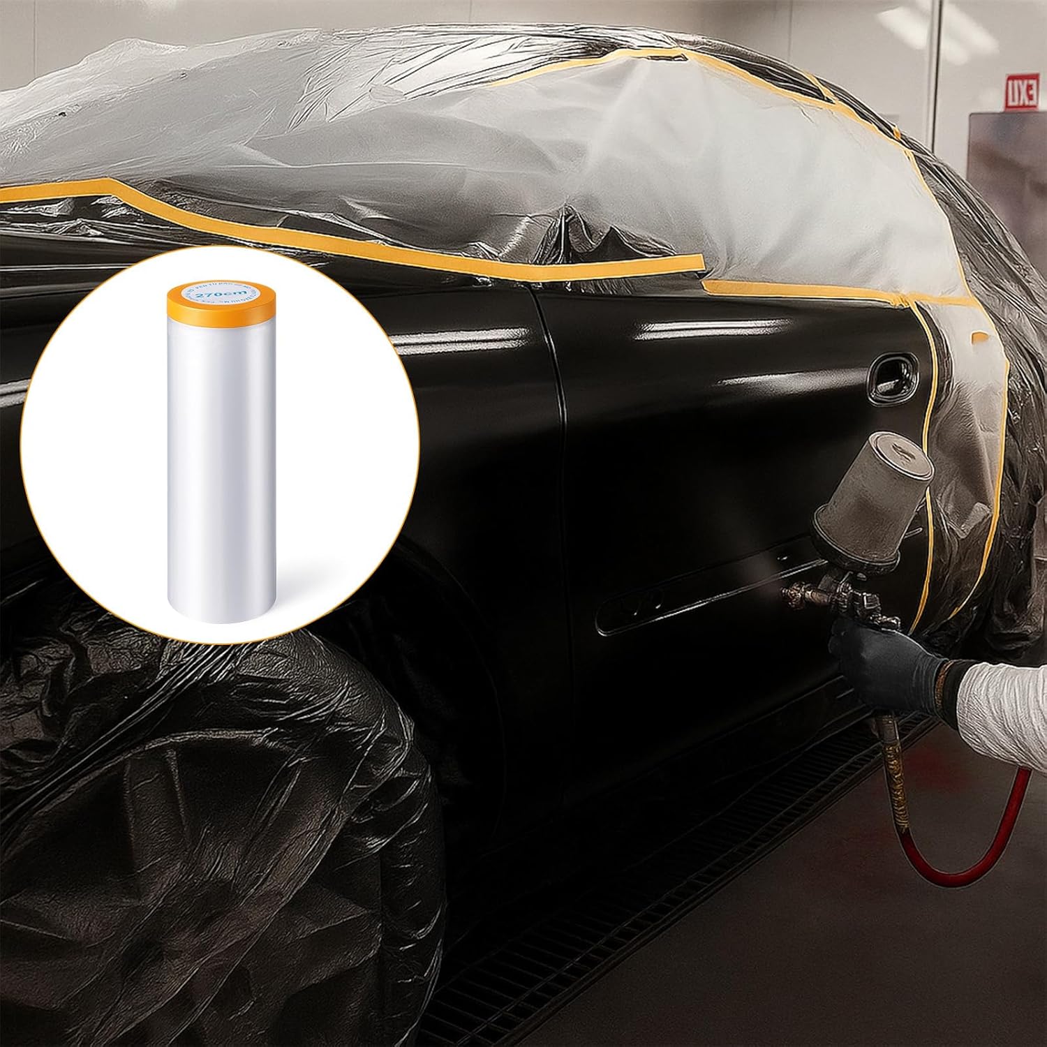 Film Pelindung Pra-Perekat, Pe - Dust Mask Construction ulasan dan harga