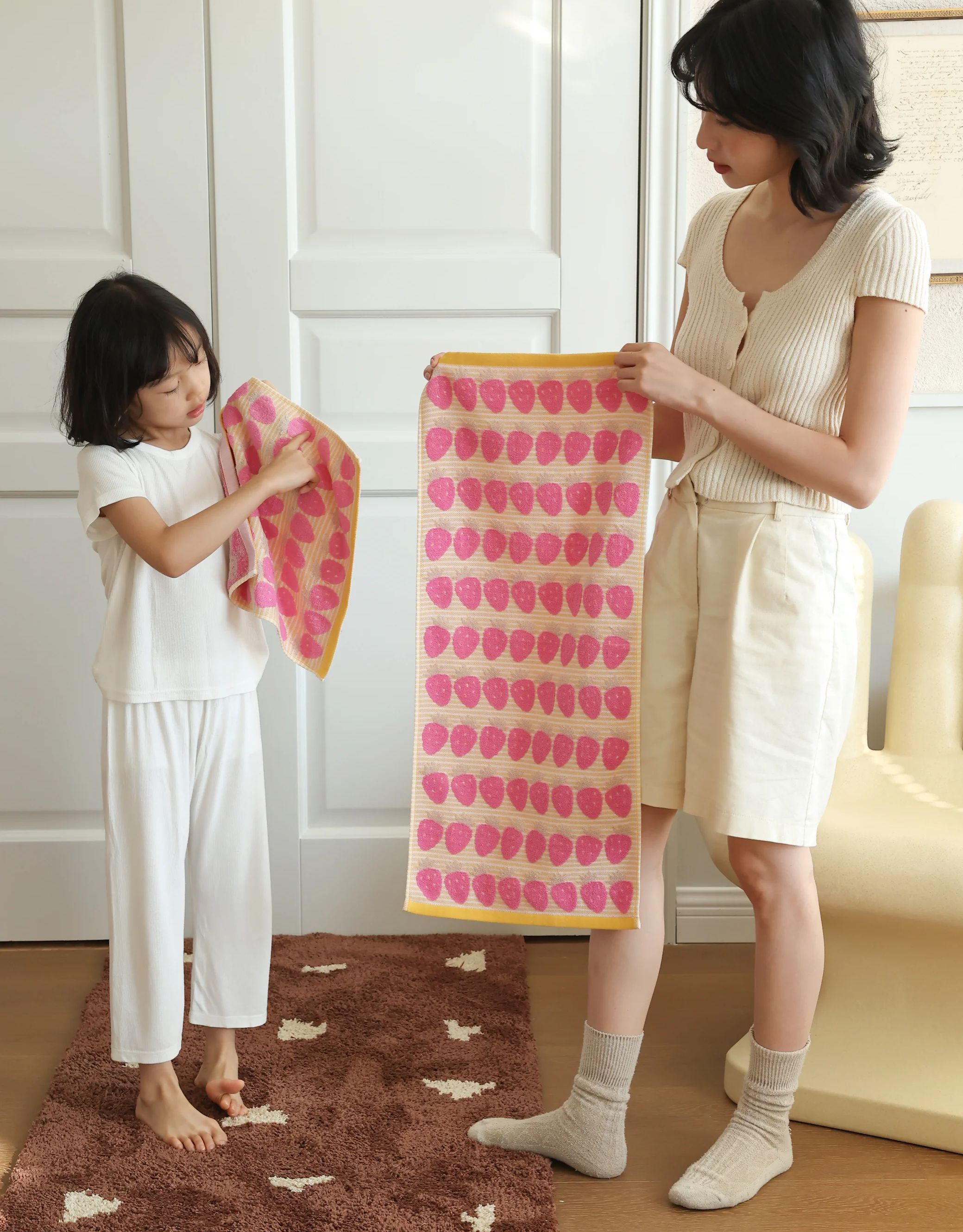 Handuk muka lembut katun seri  - Cloth Face Mask Washable ulasan dan harga