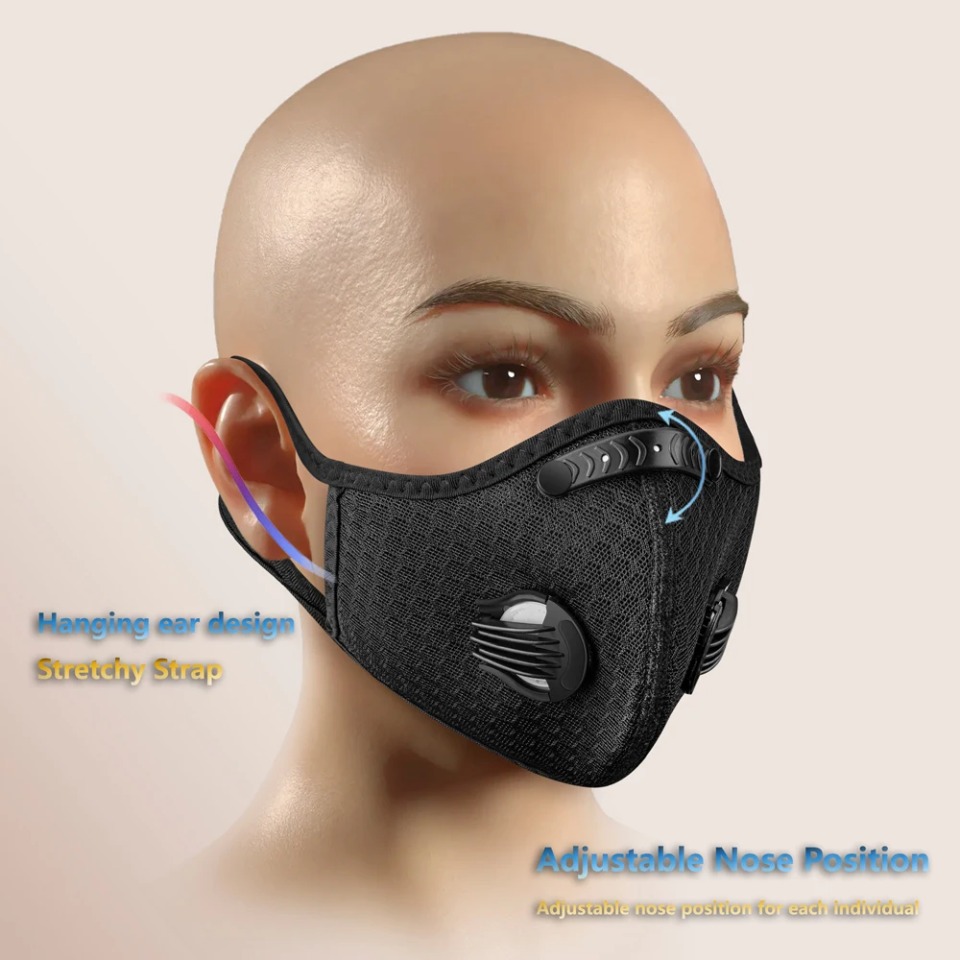 1 Buah Masker Bersepeda dengan - Dust Mask Construction ulasan dan harga