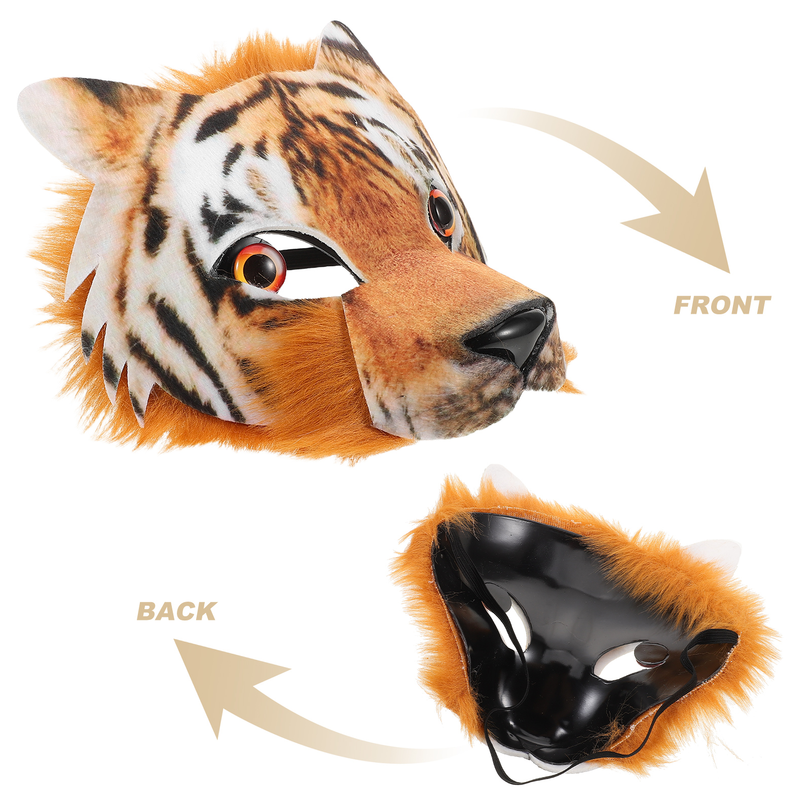 Masker Harimau 3d Hewan Anak-a - Kids Face Mask ulasan dan harga