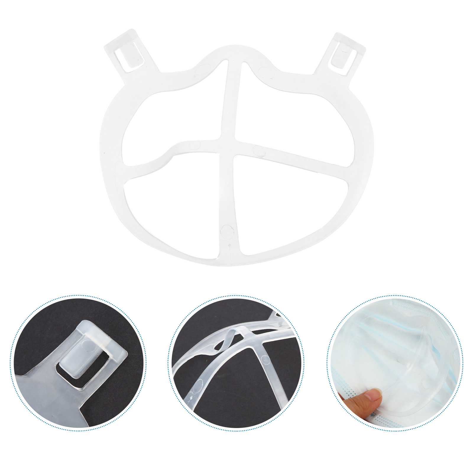 10 Buah Masker Silikon Tipis R - Silicone Mask Bracket ulasan dan harga