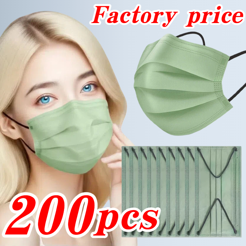200 Buah Masker Wajah Sekali P - Kids Face Mask ulasan dan harga