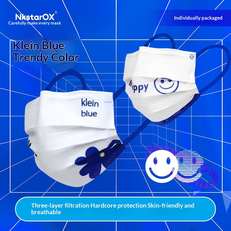 Masker sekali pakai warna biru - Disposable Mask Blue ulasan dan harga
