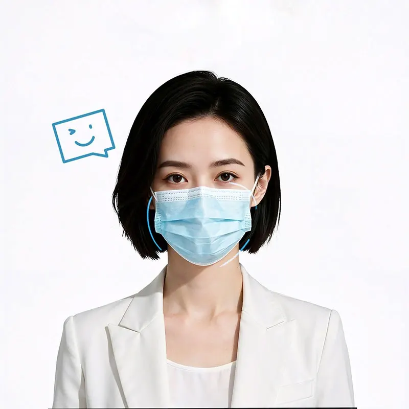 50 Buah/100 Buah/150 Buah Mask - Disposable Mask Blue ulasan dan harga