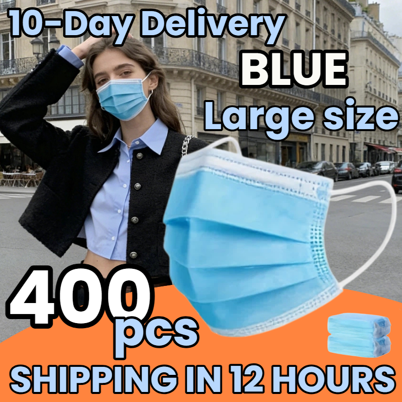 Pengiriman dalam 10 Hari! 400  - Disposable Mask Blue ulasan dan harga