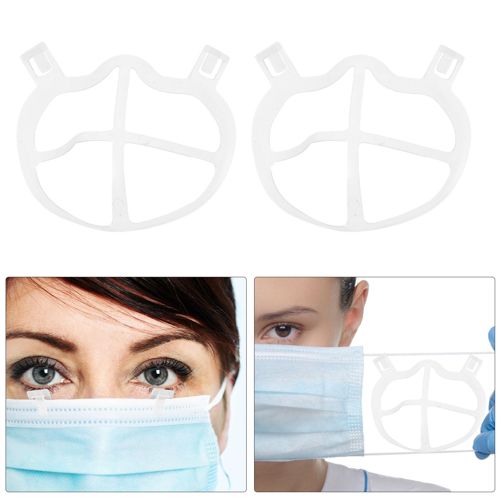 10 Buah Penyangga Masker Silik - Silicone Mask Bracket ulasan dan harga