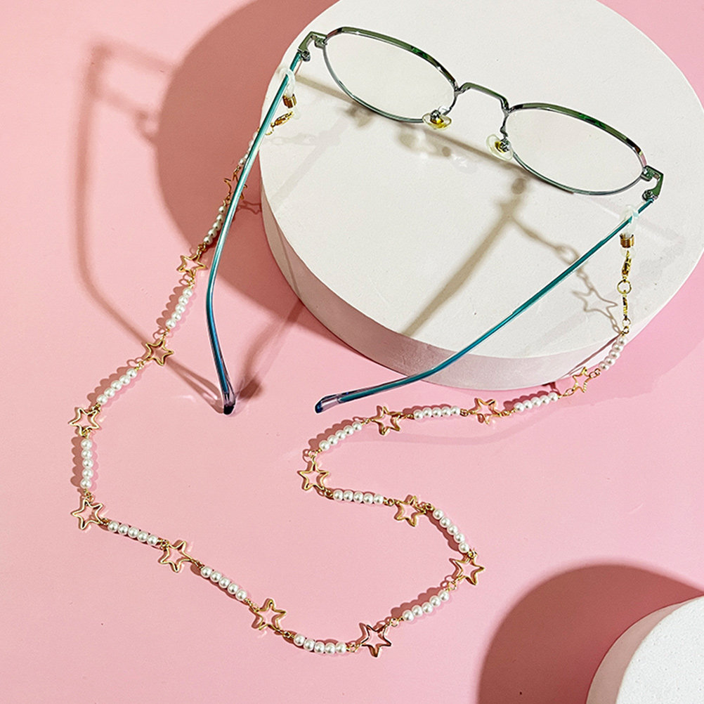 Rantai Kacamata Mutiara, Tali  - Mask Chain Holder ulasan dan harga