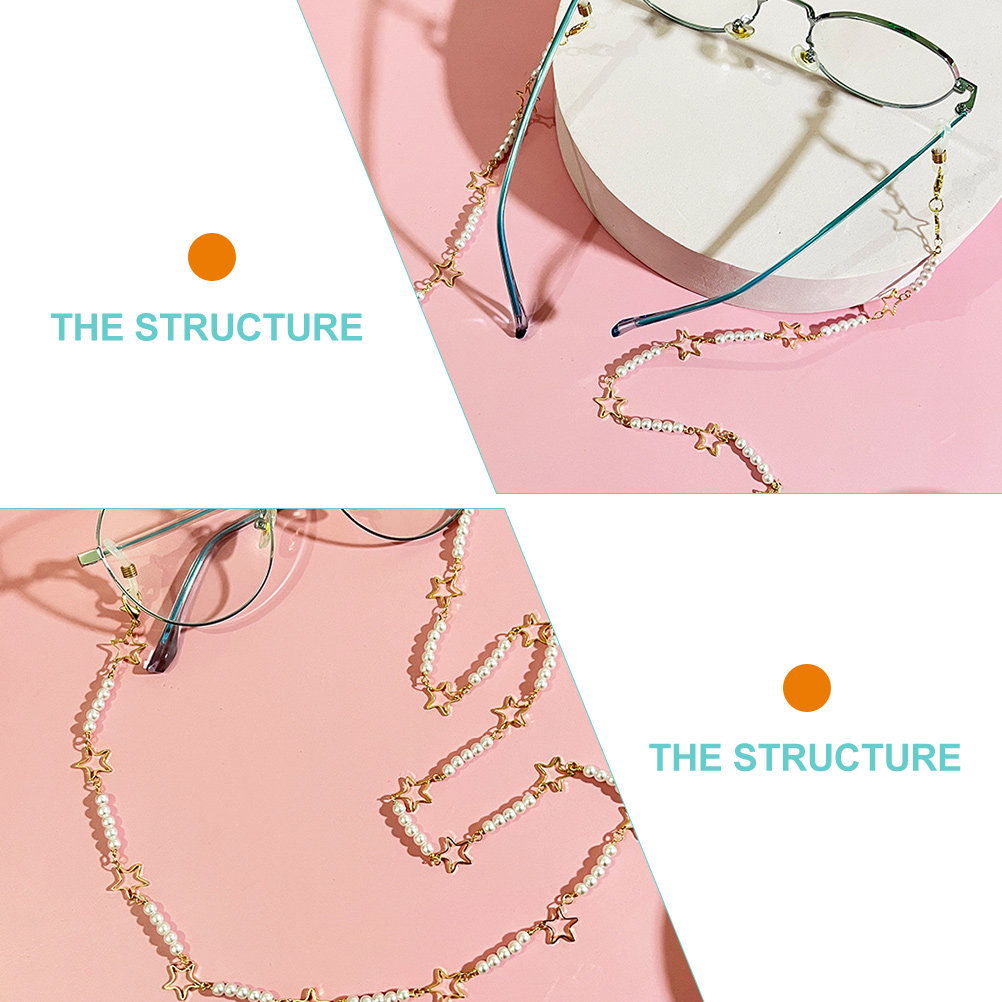 Rantai Kacamata Mutiara, Tali  - Mask Chain Holder ulasan dan harga